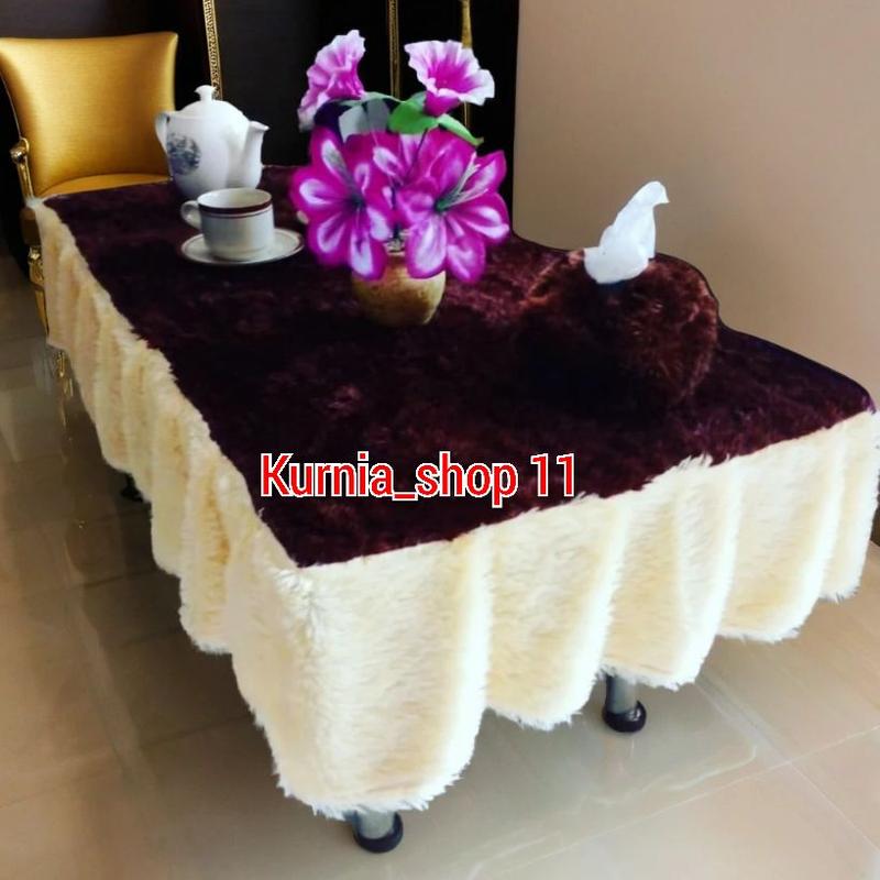 Product Introduction of Taplak Rumbai Kombinasi + Sarung Tisu Taplak Meja Ruang Tamu Taplak Meja Viral Dekorasi 9