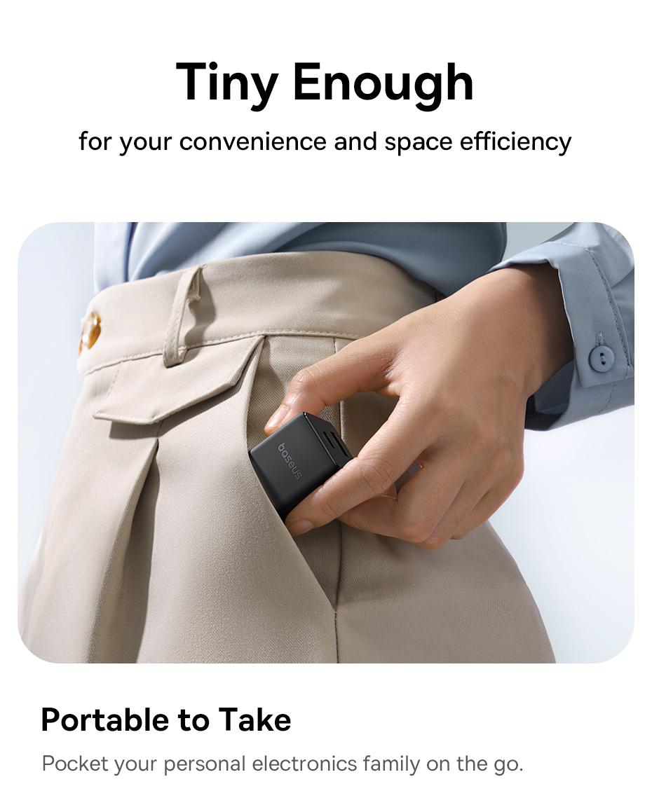 Baseus Palm 20W 30W Fast Charger C+U for iPhone 14 13 12 11 X PD