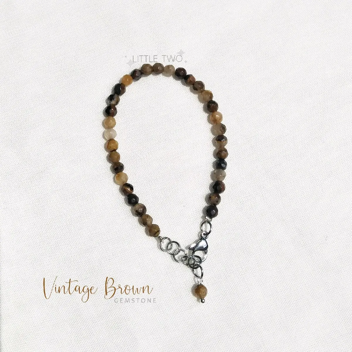 Vintage Brown - Cutting Gemstone - 4mm