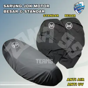 SARUNG JOK MOTOR COVER PELINDUNG JOK ANTI AIR COVER JOK MOTOR HITAM POLOS ORIGINAL MOSCOW UNIVERSAL