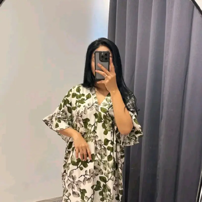 Terlaris | Daster Paula Bahan Rayon Santung Busui Frenly 5