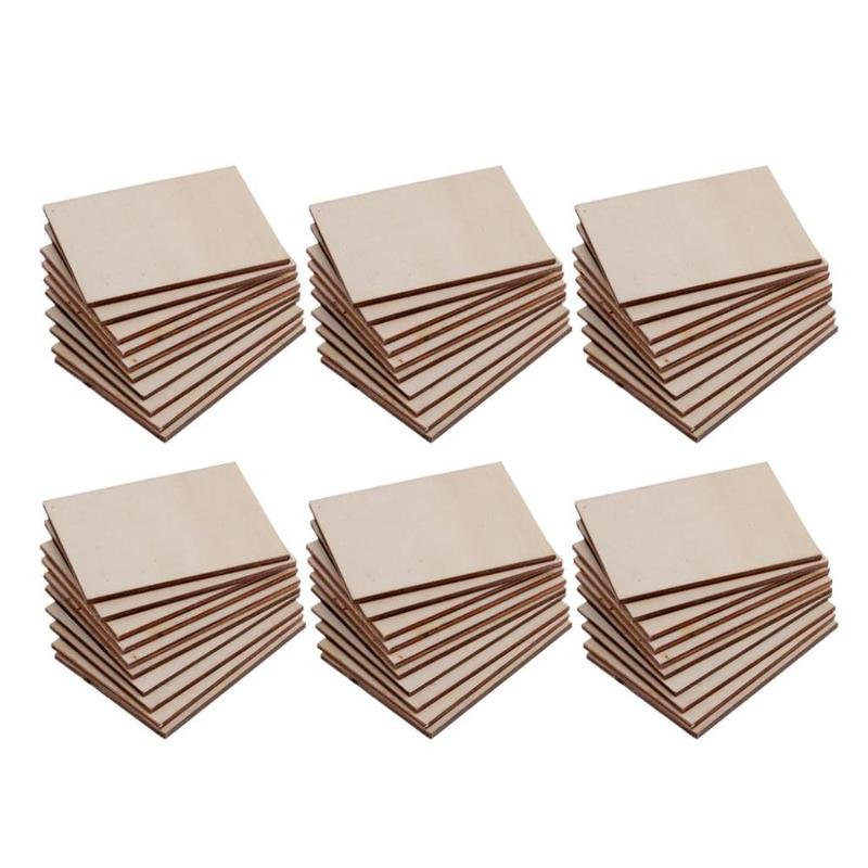 60 Rectangular Wood Pieces 2