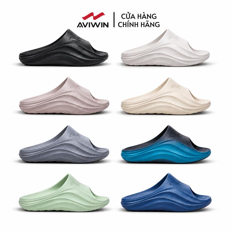Aviwin Dép Bánh Mì Nam Nữ AVIWIN AVISLIDE D001, Dép Đúc EVA Nguyên Khối Chống Trơn Trượt Cao 3.5cm Chất Liệu Cao Cấp Thời Trang Thể Thao Unisex