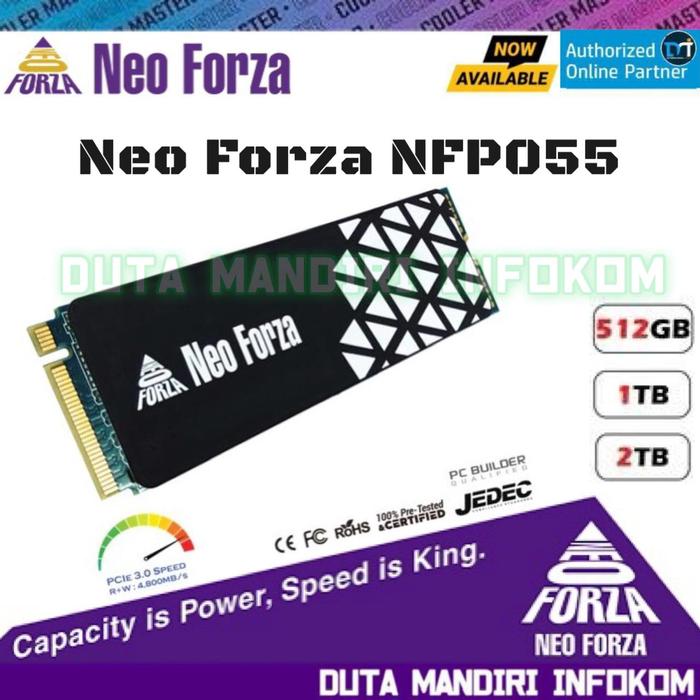 Promo Neo Forza NFP055 SSD 512GB 1TB 2TB - M.2 2280 NVMe PCIe Gen3