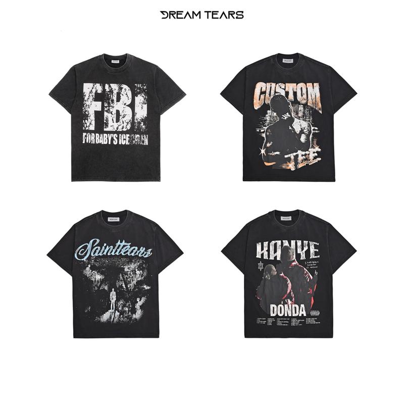 Áo Phông Đen Nam Màu Wash Local Brand , SAINT TEAR , From Regular , Chất Vải Cotton 260 Gsm , Co Dãn 4 Chiều , Phong Cách Trẻ Trung Năng Động , MSP : 33 - 36