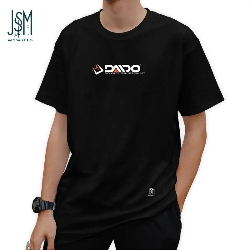 Kaos Pancing Premium / Baju Mancing Distro / Baju Mancing Unisex kaos mafia fish hunter Hitam Polos Pria Sablon 4