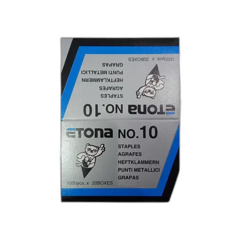Isi Staples Etona no 10 (1M) 1 box besar Stationery