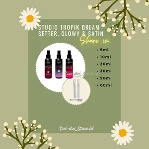 SHARE IN BOTTLE STUDIO TROPIK DREAM SETTER GLOWY | setting spray share in jar | Dream setter studio tropik setting spray Wajah
