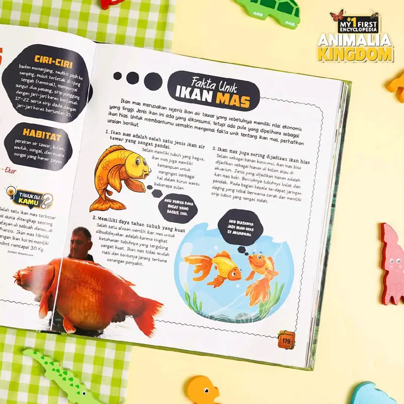 Buku Ensiklopedia Hewan My First Encyclopedia: Animalia Kingdom Ziyad Books - Full Color Gambar untuk Anak-anak 5