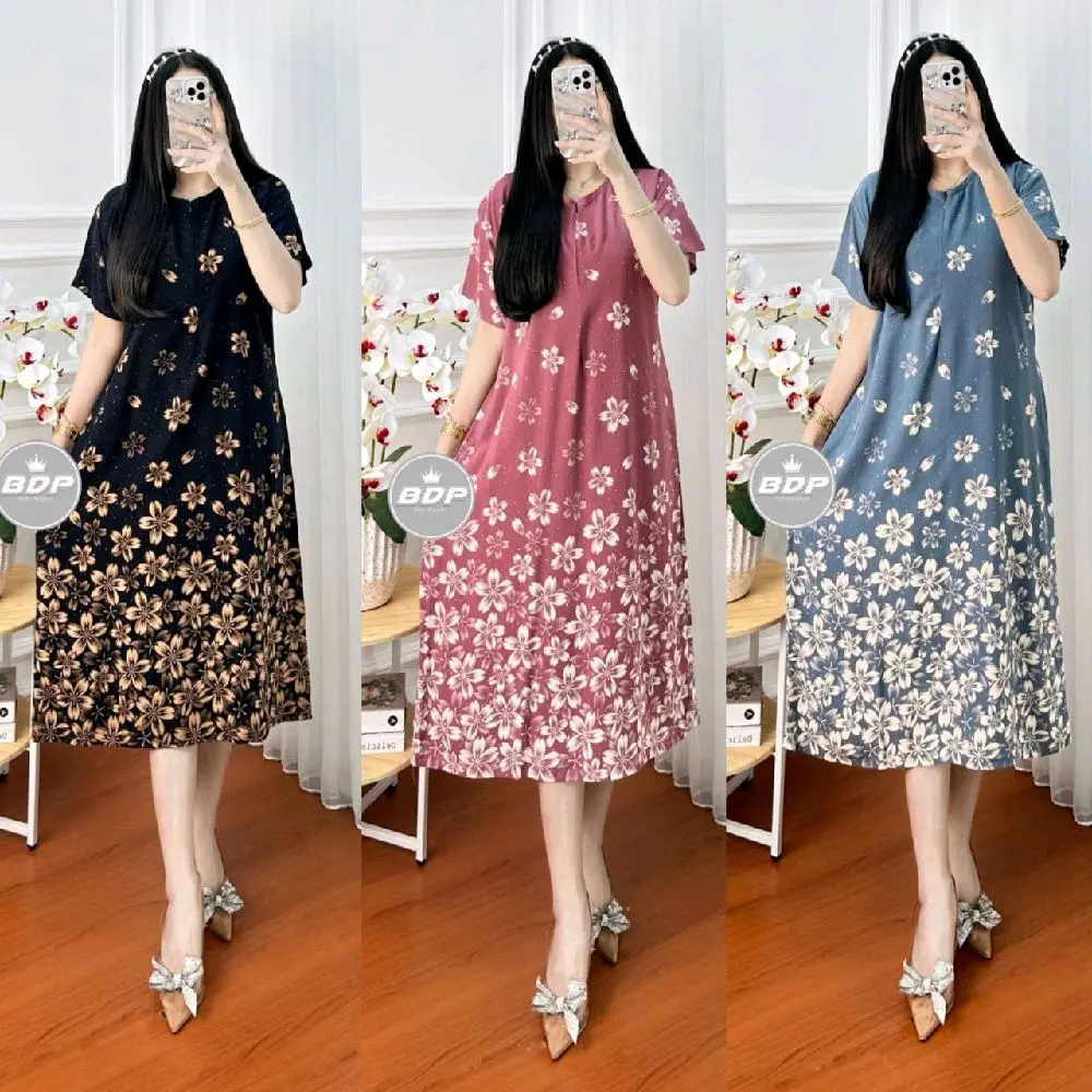 DASTER VIRAL Wanita Rayon Pendek Busui