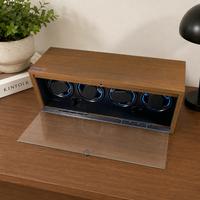 Gambar Rhodey Kotak Jam Tangan Putar Otomatis Watch Winder LED 4 Slot - SKW164-B dari Rhodey Official Store Kota Administrasi Jakarta Barat 3 Tokopedia