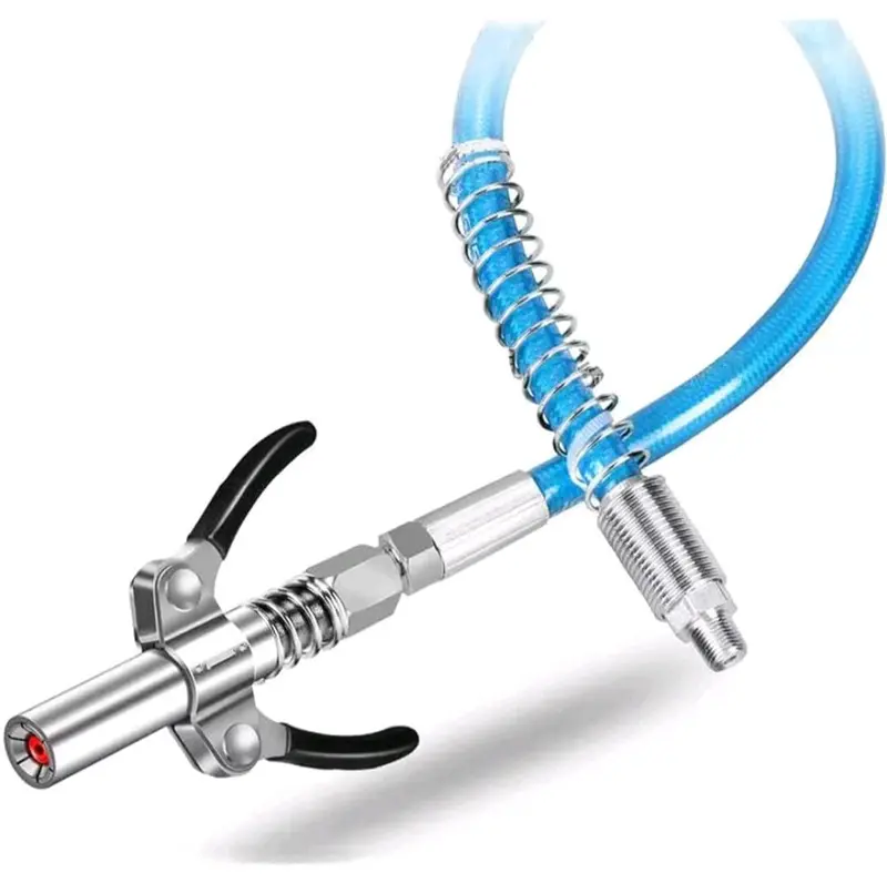 Kepala Pompa Gemuk model Jepit + Konektor selang Grease Gun Original YUKIDO Japan Technology Bergaransi Resmi 4