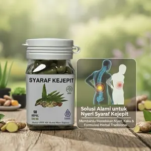 Kapsul Syaraf Kejepit Isi 50 Asli Herbal