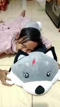 Product Review of Boneka Kucing Lying Rebah Ukuran 1 Meter - Toys (1 Buah) from @**a s**a 0