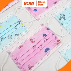 50pcs Masker Anak 3ply Motif - Kids Face Mask 3ply - Fashion