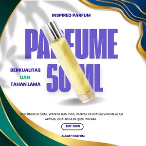 PARFUM BEST SELLER PRIA WANITA UKURAN 50 ML AROMA BISA REQUEST