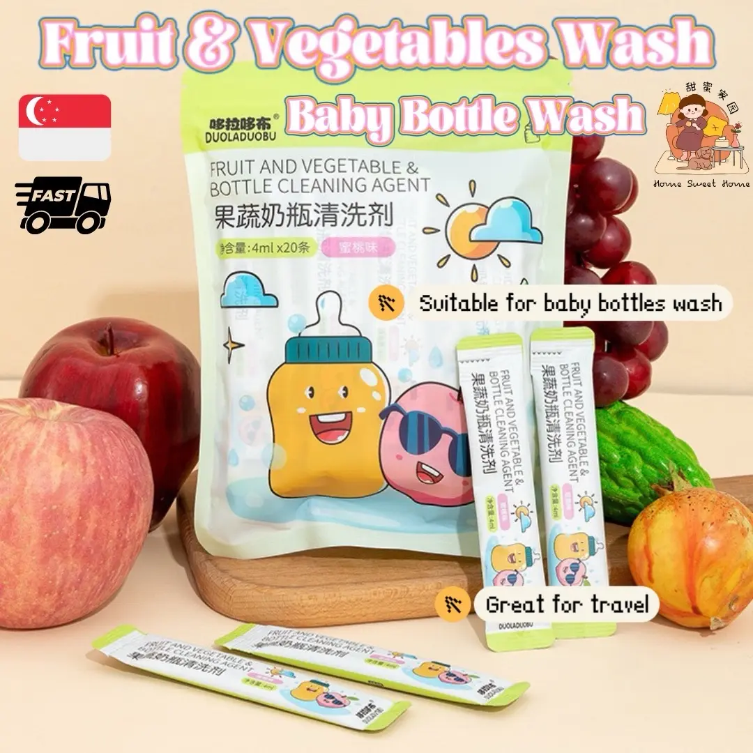 [SG] Baby Bottle Liquid Cleanser Fruits Vegetable Detergent Vegetable Wash Vegetable Cleanser