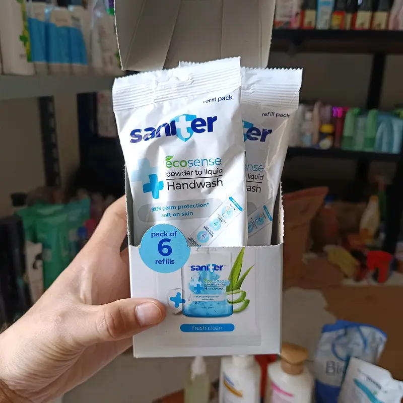 Refill Sanitizer Saniter 2pcs Powder to Liquid Handwash 9g - Soap 4