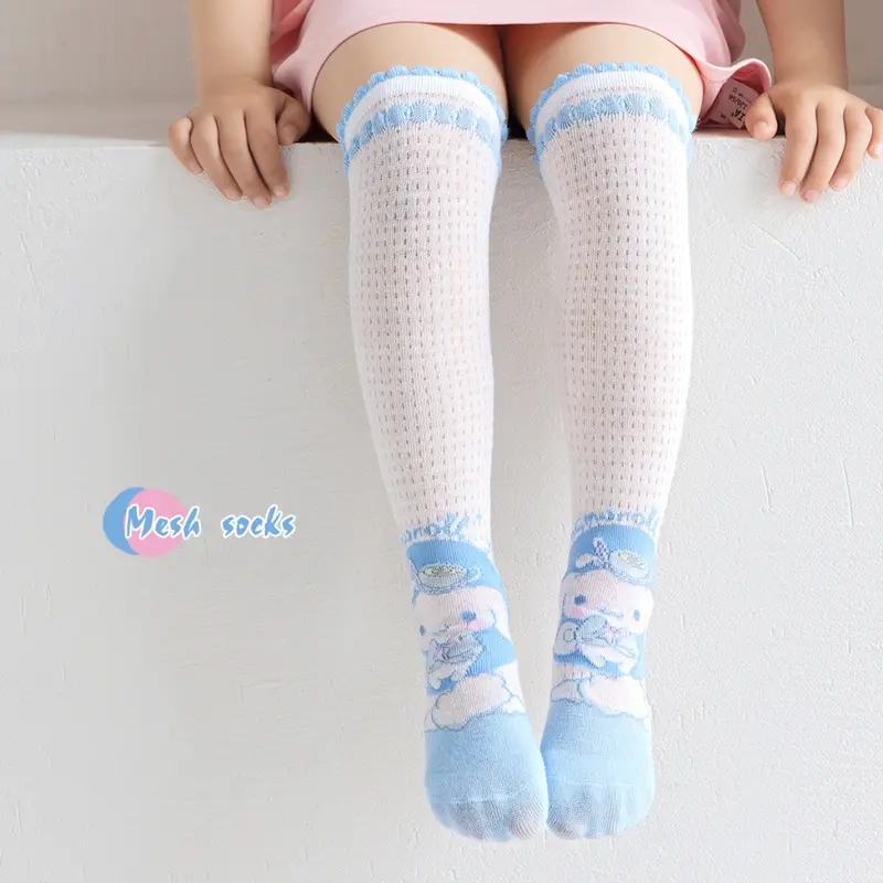 Twinkle Margie Kaos Kaki Panjang Anak Kaos Kaki Selutut Sanrio Kuromi Melody Cinnamorol Fashion 2