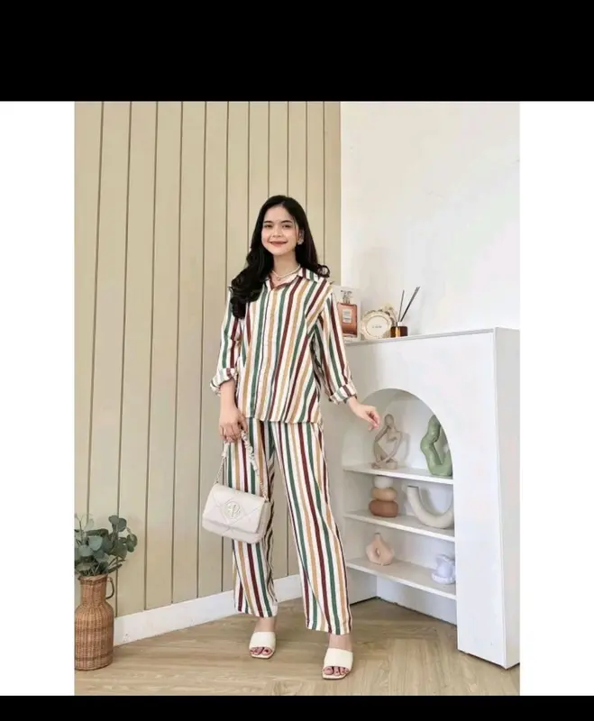 BAJU ONE WAN ON SET DAILY OOTD PAJAMAS PIYAMA PAKAIAN TIDUR CELANA SETELAN SETCEL TIE DYE 1 SATU KEMEJA BAHAN RAYON TERBARU VIRAL 1