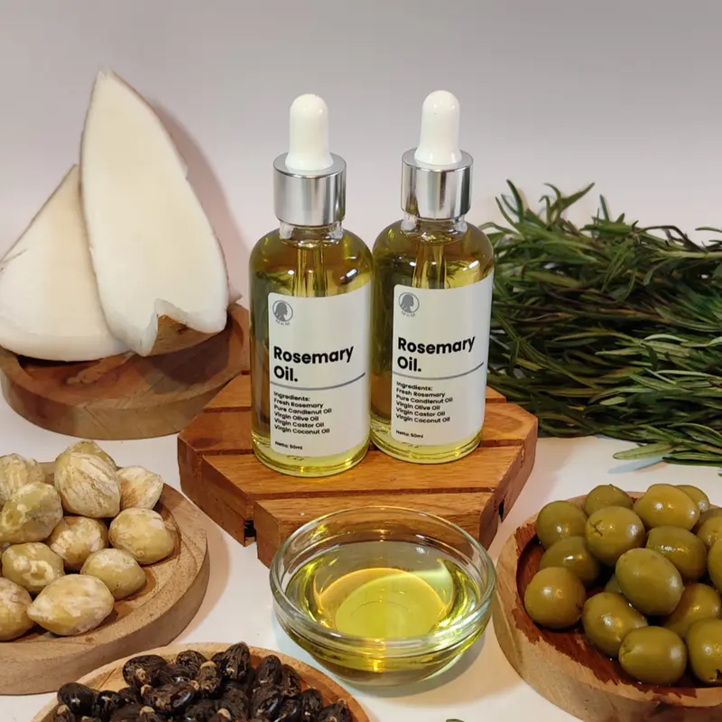 ROSEMARY OIL 50ML - TERBUAT DARI ROSEMARY SEGAR & BERKUALITAS 4