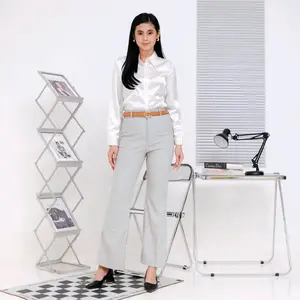 Cozie Knit Pant Highwaist kulot - Celana anti kusut - Celana Wanita Premium Panjang Kantor