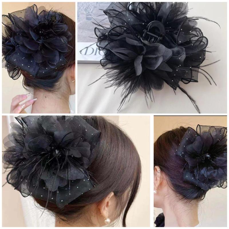  New Women's Hairpin Large Fashion Hair Accessories Hoa Cài Tóc 