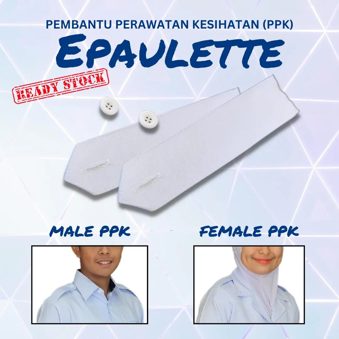 Ready Stock Epaulette /  Epaulet ONLY for PPK Male & Female