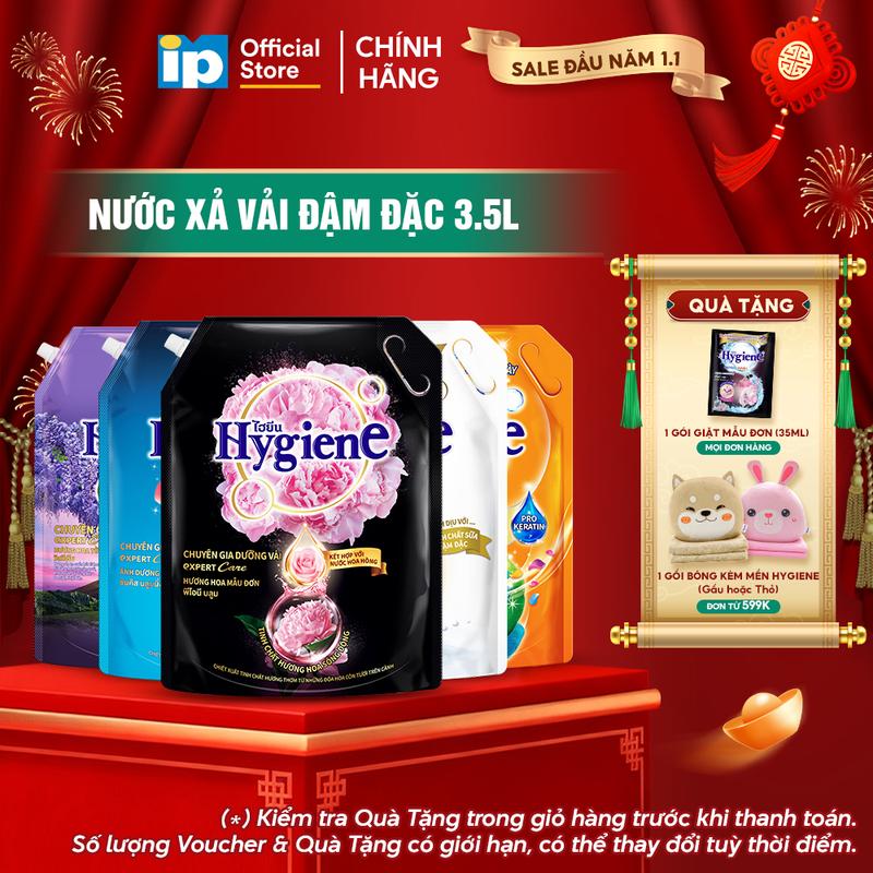 Nước Xả Vải Đậm Đặc Hygiene 3.5L