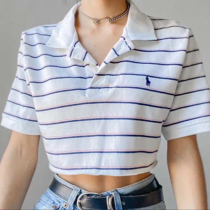 CROP TOP - KAOS KERAH WANITA MURAH MERIAH 0