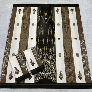 Sarung Songket Terbaru Motif BHS Series Sarung Pria Dewasa Bahan Katun Premium Model Printing Premium Ukuran 120 cm x 215 cm Kualitas Tinggi