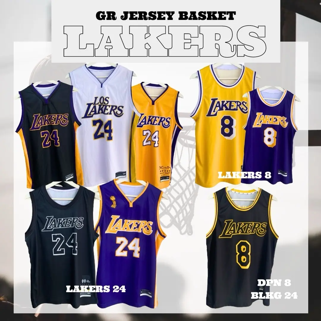 JERSEY BASKET LAKERS KOBE BRYANT SWINGMAN BAJU BASKET KAOS BASKET