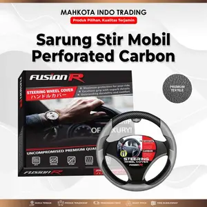 Sarung Stir / Cover Stir Sport Fusion R PERFORATED carbon Premium