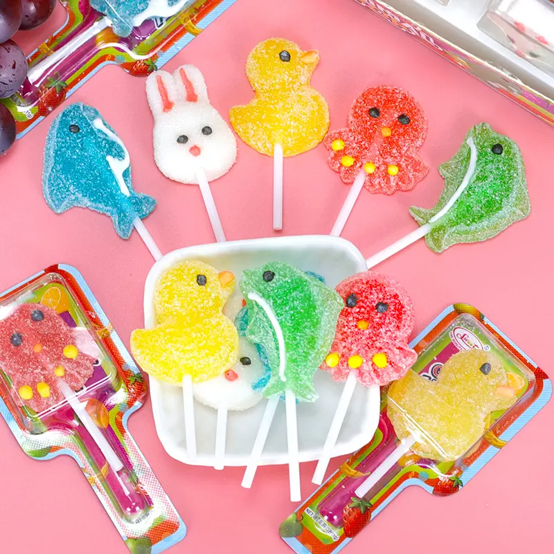SWOOT-Kẹo mềm Cartoon 30 viên kẹo mút đồ ăn nhẹ cho trẻ em 330g 4