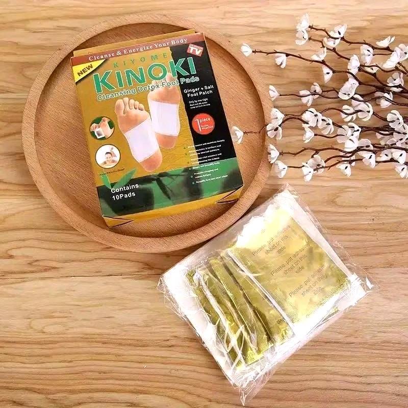 PROMO Paket 5 Box isi 50 PCS Kinoki Gold Detox Foot Pads Koyo Penyerap Racun Dalam Tubuh Secara Alami 3