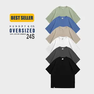T-Shirt Pria Oversize / Kaos Polos Oversize / T-Shirt Polos Oversize Hungry&Co