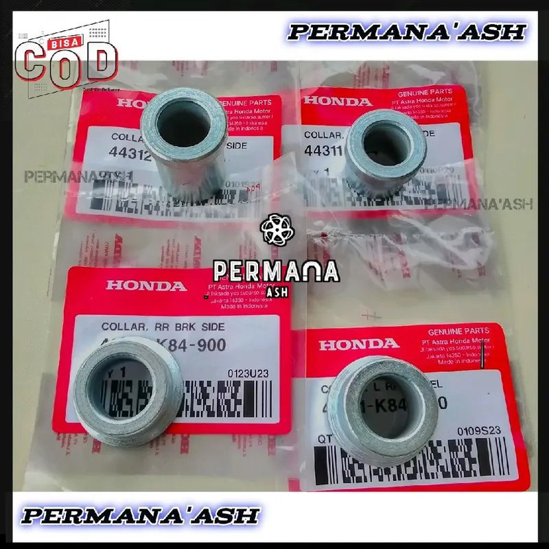 BOSH DAN SEAL FULLSET RODA DEPAN BELAKANG HONDA CRF 150L 150F / KARET SIL SEAL PENUTUP TUTUP BEARING DAN BOSH BOS BUSHING COLLAR COLAR KOLAR VLEG VLEK TROMOL RODA DEPAN BELAKANG KIRI DAN KANAN HONDA CRF 150L 150F NON ORIGINAL HONDA AHM 2