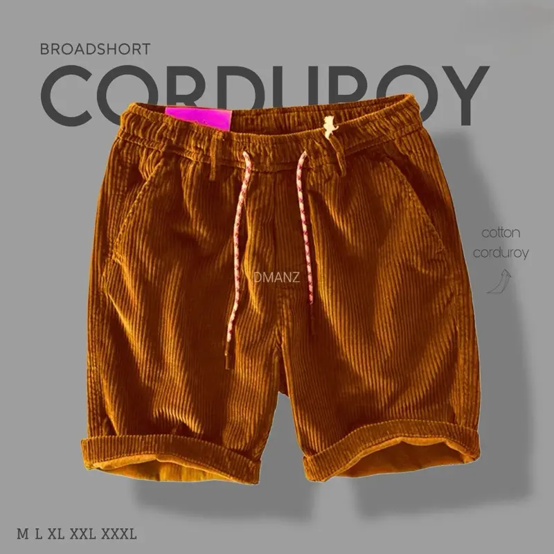 Celana Pendek Corduroy Premium Pria Casual Santai Nyaman Lembut Surfing Distro Chino Katun Shorts Melar 4