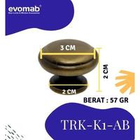 Gambar evomab Tarikan Laci / Tarikan Lemari / Furniture Fitting TRK-K1 - ANTIK BRASS dari evomab Kota Administrasi Jakarta Barat 2 Tokopedia