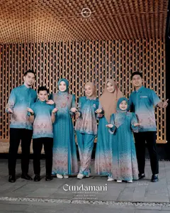 SARIMBIT TERBARU 2026 CUNDAMANI WARNA AQUA BLUE BY ZAMEERA