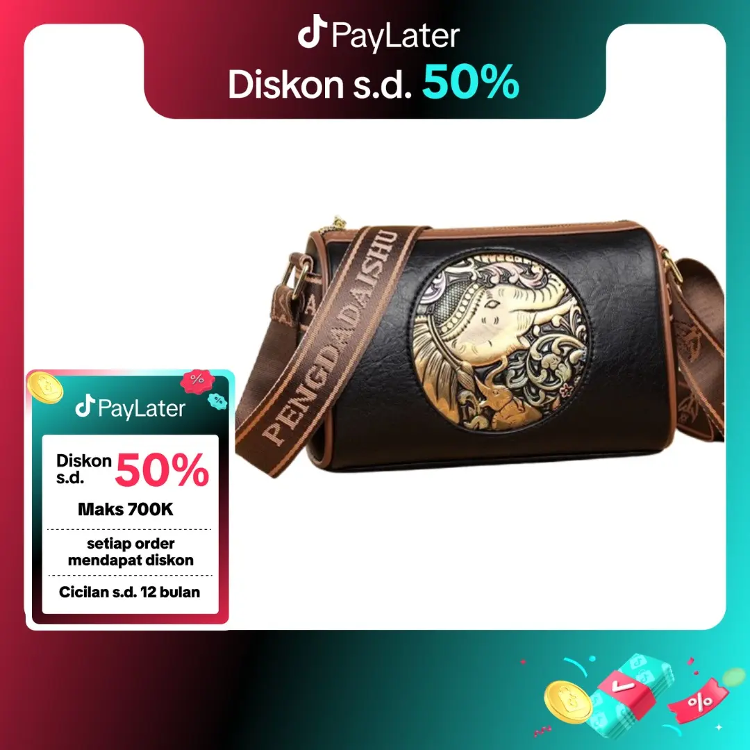 MOONBAGS Tas Selempang Gajah Wanita Fashion Slingbag  Brand PENGDADAISHU - 7133