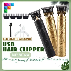 Alat Cukur Elektrik Hair Clipper Trimmer /Cukur Vintage T9 Alat Hair Clipper Jenggot Kumis Rambut