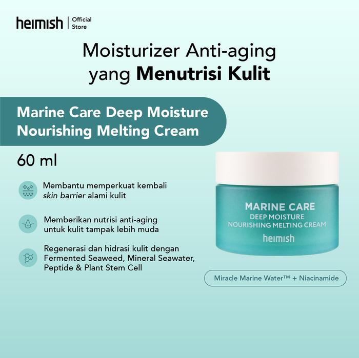 Gambar Heimish Marine Care Deep Moisture Nourishing Melting Cream dari Heimish Indonesia Kota Tangerang Tokopedia