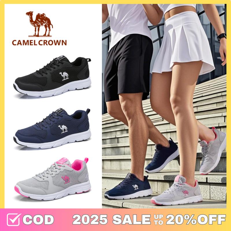  Camel Crown Giày thể thao nam 2024 Giày lưới thoáng khí mới Giày thường ngày cho nữ sinh viên Giày chạy bộ nhẹ giảm xóc CSS2210033 CD22236852 