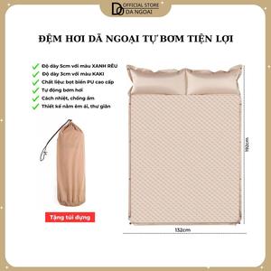 Đệm Hơi Tự Bơm Gấp Gọn Tiện Lợi Cho Dã Ngoại, Cắm Trại. Nệm Hơi Gấp Gọn Văn Phòng Tự Phồng - DCP12 Bag . Túi