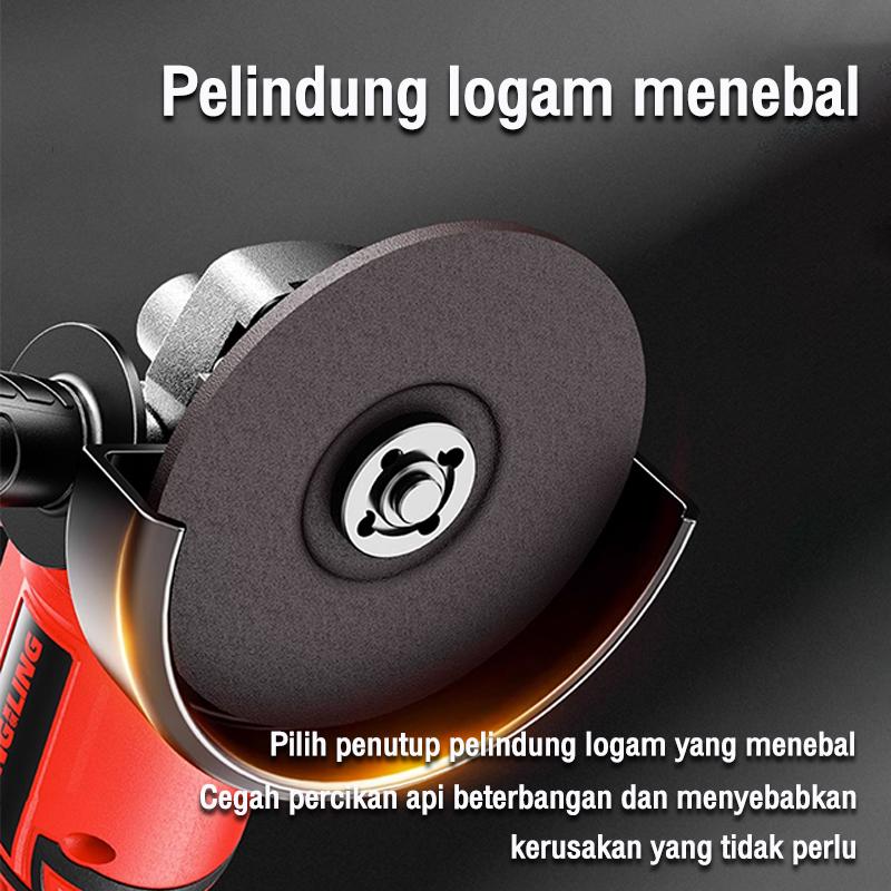 Product Introduction of REAIM Peningkatan baru Gerinda Baterai Brushless 4Inch 450W Memotong dan memoles cakram dengan baterai untuk keperluan rumah dan industri murah Motor serba tembaga kokoh dan tahan lama abadi 3