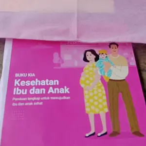 Buku KIA (Buku Kesehatan Ibu dan anak) buku pink buku bidan buku hamil buku anak buku dokter buku kesehatan