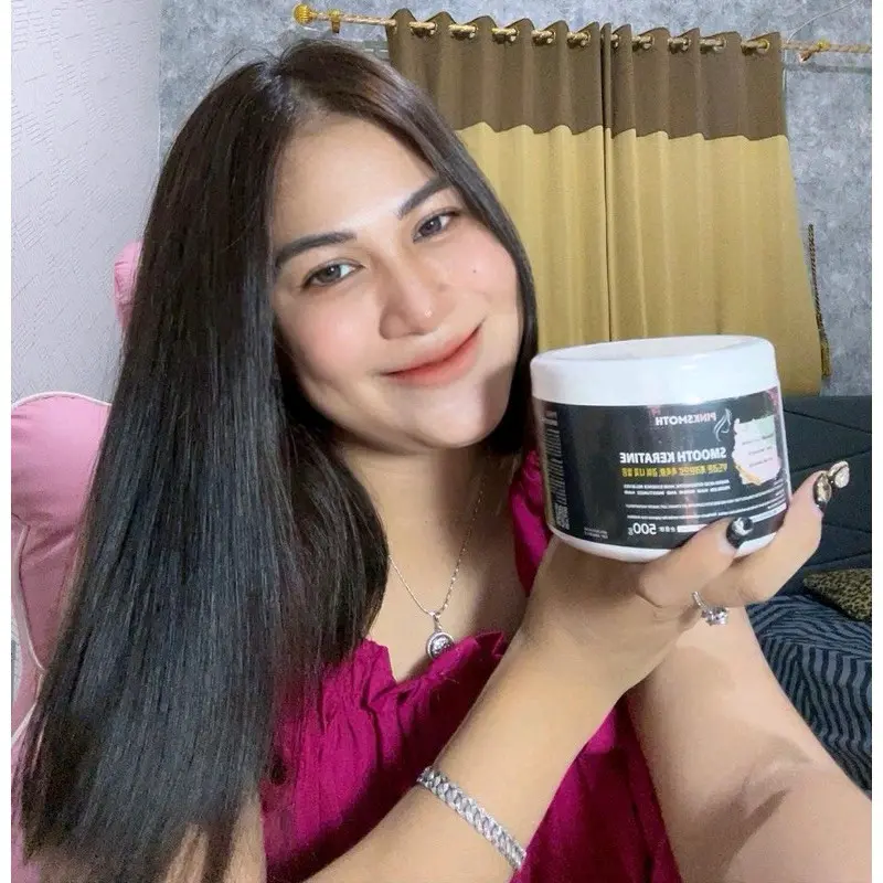 PINK SMOOTH KERATIN PELURU RAMBUT, PERAWATAN RAMBUT/PINK SMOOTH ( COD) Smoothing Bersihkan Haircare 1