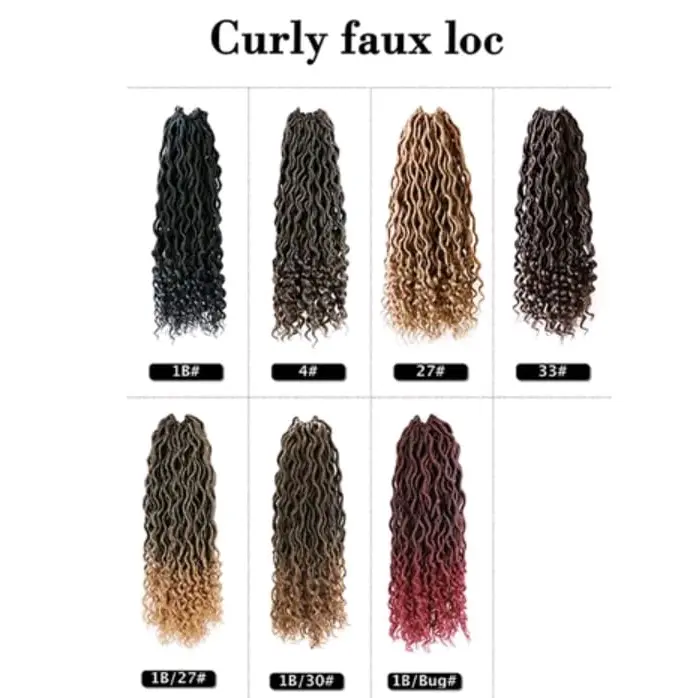 Rambut Sambung Spesial Braid ISI 12 HELAI Rambut Gimbal Model Terbaru Rambut Sambung Gimbal Hair Extension Gimbal Rambut Sulam Rambut Anyam Various Hair Accessories Black 4