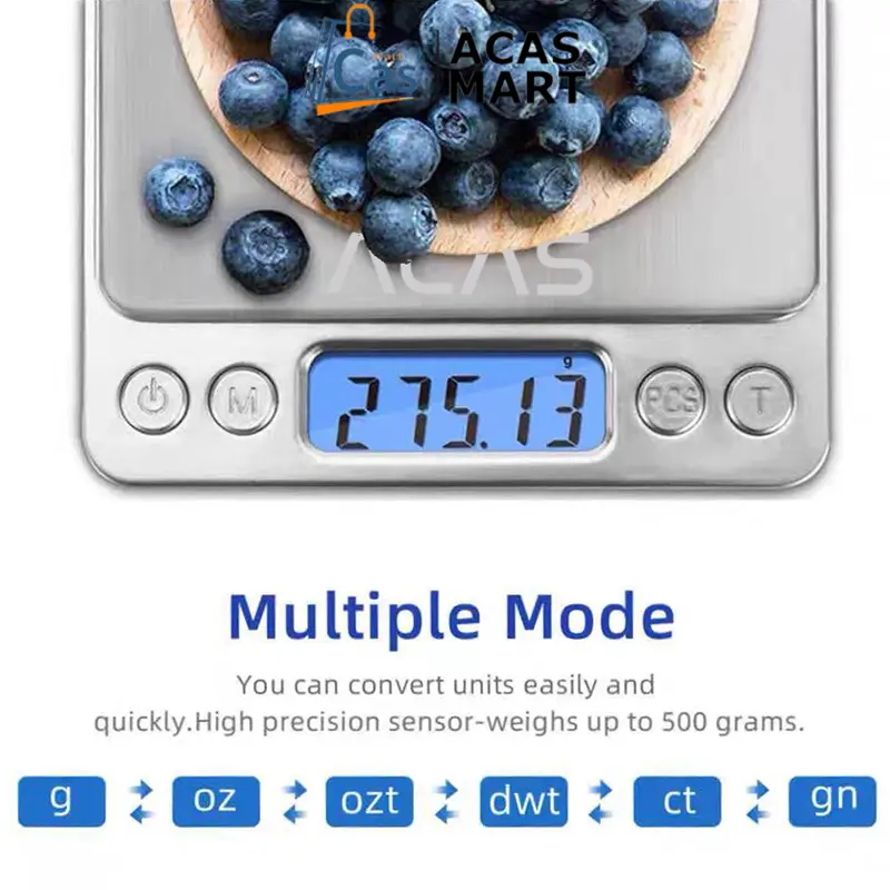 AM Timbangan Emas Digital  QZ-201 500 gram / 0.01 g - 2 Kg / 0.1 gram Digital Pocket saku Scale Mini Bumbu Dapur Kopi Kue Perhiasan Mas 500gr / 0.01gr - 2kg / 0.1gr 3